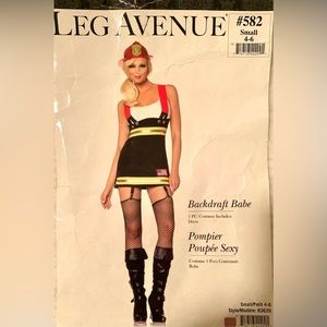 Leg Avenue Backdraft Babe Dress size S